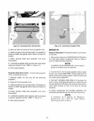 Chrysler 6, 7.5, 180 Sailor Outboard Motors Service Manual, OB 3330, Page 16