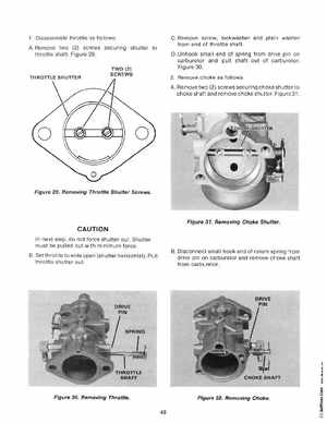 Chrysler 70, 75 and 85 HP Outboard Motors Service Manual OB 3438, Page 50