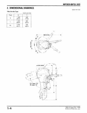 2001-2014 Honda BF/BFP8D, BF/BFP9.9D Outboards Shop Manual, Page 8