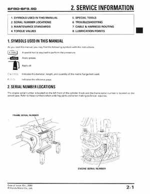 2001-2014 Honda BF/BFP8D, BF/BFP9.9D Outboards Shop Manual, Page 10