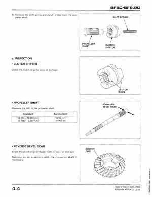2001-2014 Honda BF/BFP8D, BF/BFP9.9D Outboards Shop Manual, Page 72