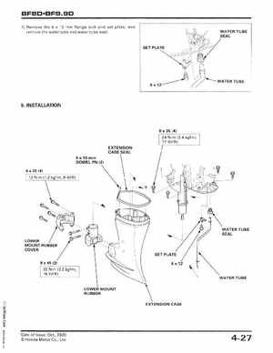 2001-2014 Honda BF/BFP8D, BF/BFP9.9D Outboards Shop Manual, Page 95
