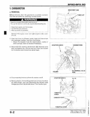 2001-2014 Honda BF/BFP8D, BF/BFP9.9D Outboards Shop Manual, Page 102