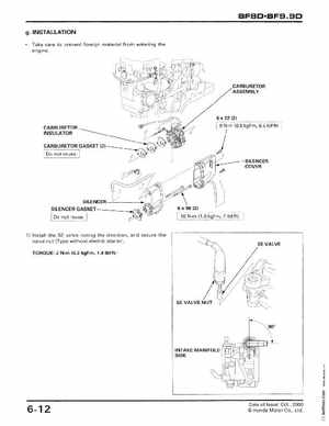 2001-2014 Honda BF/BFP8D, BF/BFP9.9D Outboards Shop Manual, Page 112