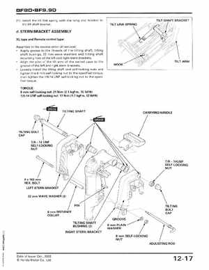 2001-2014 Honda BF/BFP8D, BF/BFP9.9D Outboards Shop Manual, Page 217