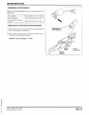 2001-2014 Honda BF/BFP8D, BF/BFP9.9D Outboards Shop Manual, Page 249