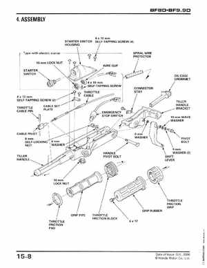 2001-2014 Honda BF/BFP8D, BF/BFP9.9D Outboards Shop Manual, Page 250