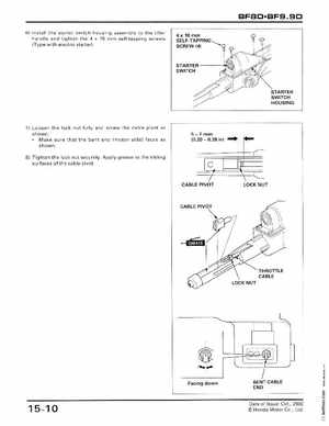 2001-2014 Honda BF/BFP8D, BF/BFP9.9D Outboards Shop Manual, Page 252