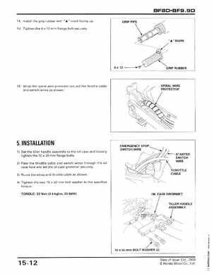 2001-2014 Honda BF/BFP8D, BF/BFP9.9D Outboards Shop Manual, Page 254
