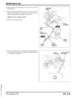 2001-2014 Honda BF/BFP8D, BF/BFP9.9D Outboards Shop Manual, Page 255
