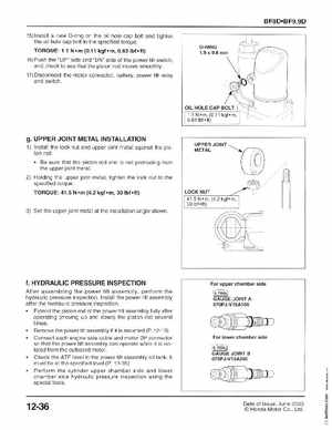 2001-2014 Honda BF/BFP8D, BF/BFP9.9D Outboards Shop Manual, Page 358