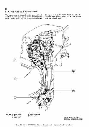 Honda B75K2-B75K3 Outboard Motors Manual., Page 30