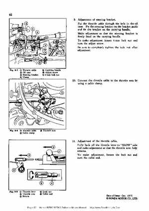 Honda B75K2-B75K3 Outboard Motors Manual., Page 62