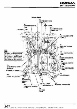 Honda BF115A, BF130A Outboard Motors Shop Manual., Page 43