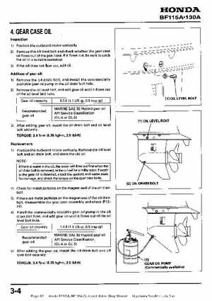 Honda BF115A, BF130A Outboard Motors Shop Manual., Page 62