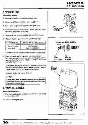 Honda BF115A, BF130A Outboard Motors Shop Manual., Page 63