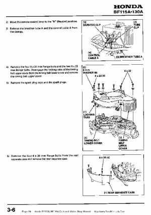 Honda BF115A, BF130A Outboard Motors Shop Manual., Page 64