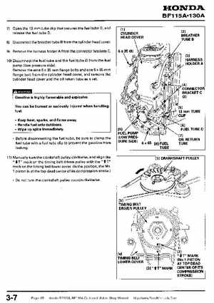 Honda BF115A, BF130A Outboard Motors Shop Manual., Page 65