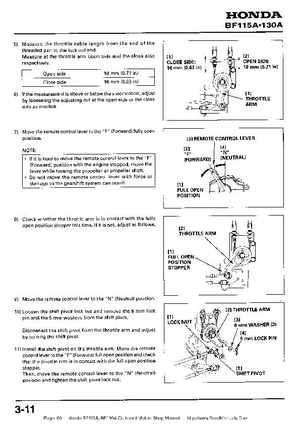 Honda BF115A, BF130A Outboard Motors Shop Manual., Page 69