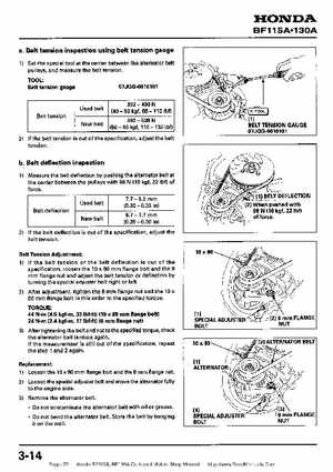 Honda BF115A, BF130A Outboard Motors Shop Manual., Page 72