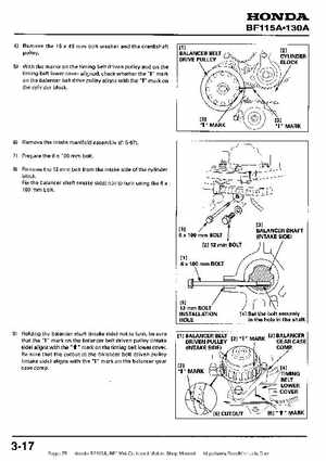 Honda BF115A, BF130A Outboard Motors Shop Manual., Page 75