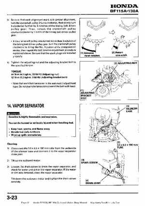Honda BF115A, BF130A Outboard Motors Shop Manual., Page 81