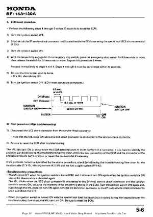 Honda BF115A, BF130A Outboard Motors Shop Manual., Page 92