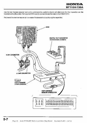 Honda BF115A, BF130A Outboard Motors Shop Manual., Page 93