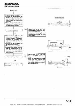 Honda BF115A, BF130A Outboard Motors Shop Manual., Page 100