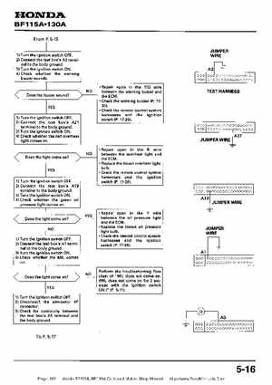 Honda BF115A, BF130A Outboard Motors Shop Manual., Page 102