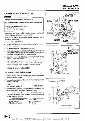 Honda BF115A, BF130A Outboard Motors Shop Manual., Page 129