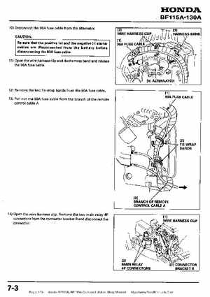 Honda BF115A, BF130A Outboard Motors Shop Manual., Page 179