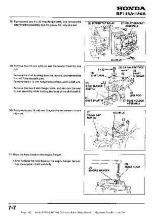 Honda BF115A, BF130A Outboard Motors Shop Manual., Page 183