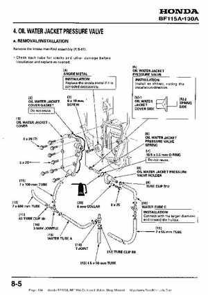 Honda BF115A, BF130A Outboard Motors Shop Manual., Page 194