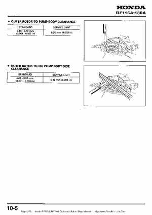Honda BF115A, BF130A Outboard Motors Shop Manual., Page 223