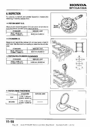Honda BF115A, BF130A Outboard Motors Shop Manual., Page 241
