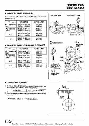 Honda BF115A, BF130A Outboard Motors Shop Manual., Page 247