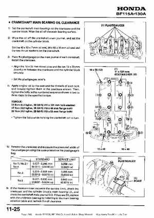 Honda BF115A, BF130A Outboard Motors Shop Manual., Page 248