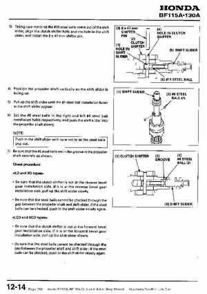Honda BF115A, BF130A Outboard Motors Shop Manual., Page 266