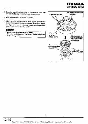 Honda BF115A, BF130A Outboard Motors Shop Manual., Page 270