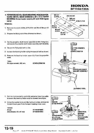 Honda BF115A, BF130A Outboard Motors Shop Manual., Page 271