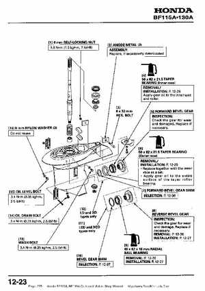 Honda BF115A, BF130A Outboard Motors Shop Manual., Page 275