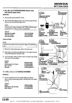 Honda BF115A, BF130A Outboard Motors Shop Manual., Page 281