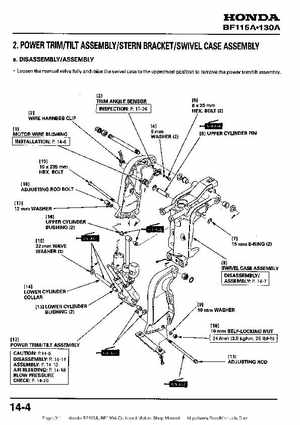 Honda BF115A, BF130A Outboard Motors Shop Manual., Page 311