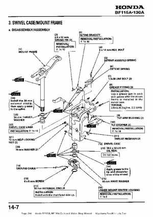 Honda BF115A, BF130A Outboard Motors Shop Manual., Page 314