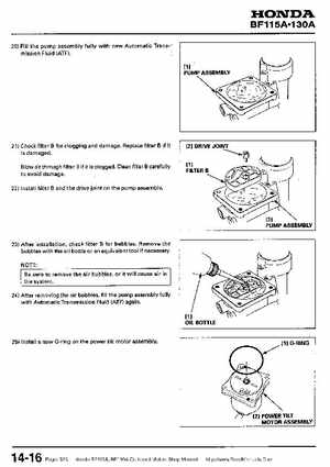 Honda BF115A, BF130A Outboard Motors Shop Manual., Page 323