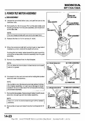 Honda BF115A, BF130A Outboard Motors Shop Manual., Page 330