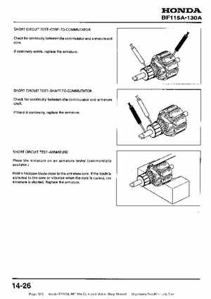 Honda BF115A, BF130A Outboard Motors Shop Manual., Page 333
