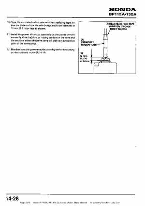 Honda BF115A, BF130A Outboard Motors Shop Manual., Page 335