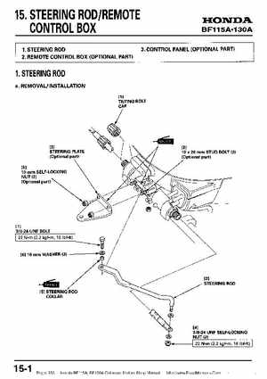 Honda BF115A, BF130A Outboard Motors Shop Manual., Page 336